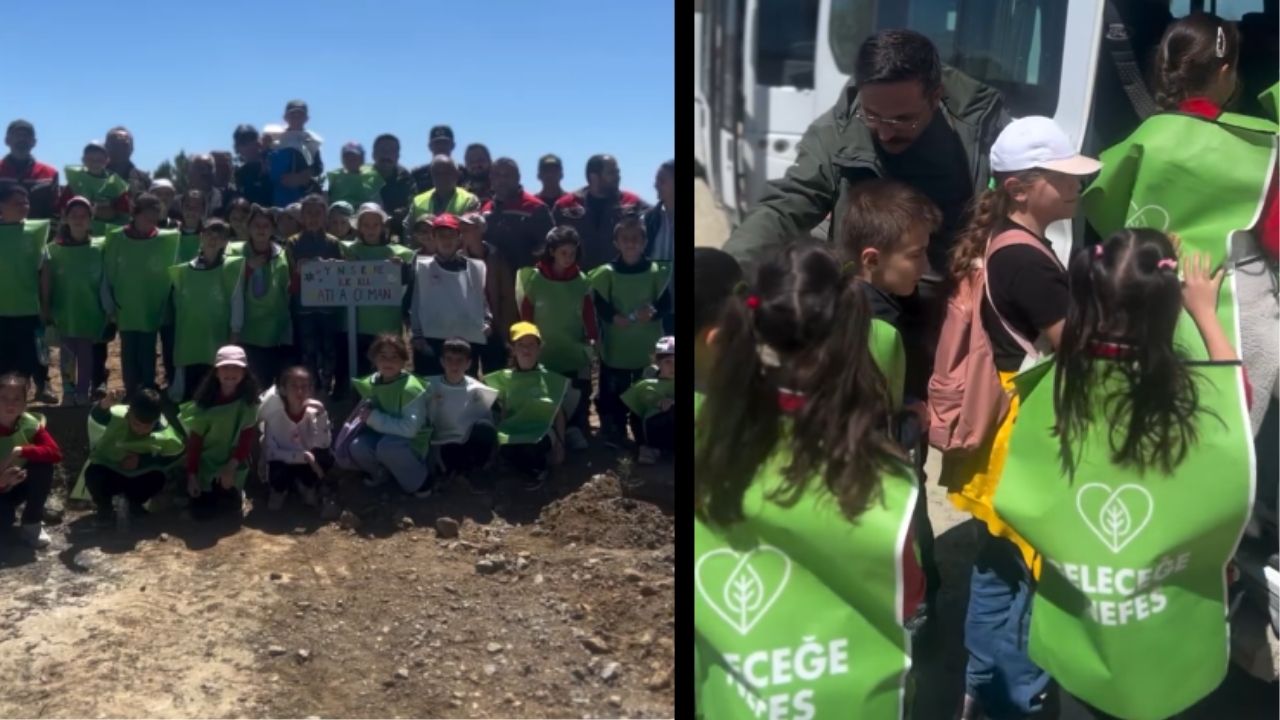 Kastamonu’da Çocuklar Geleceği Yeşertti Her Fidan Bir Umut Oldu (1)