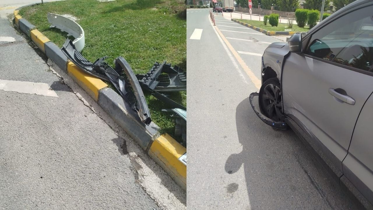 Kastamonu’da Tanıdık Manzara Tehlikeli Kavşakta Bir Araç Daha Kaza Yaptı (2)