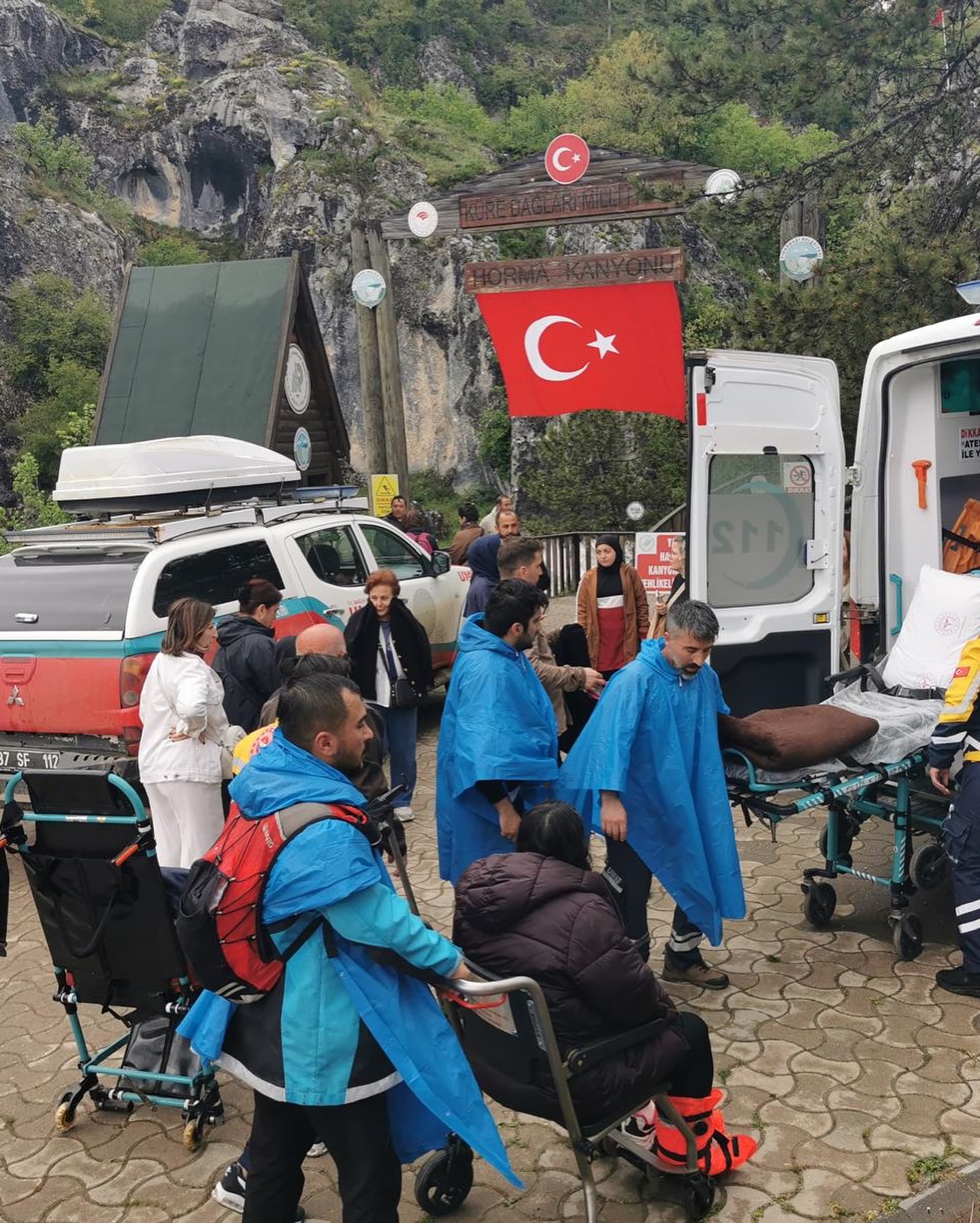 Kastamonu'daki Kanyonunda Kaza 1 Kişi Yaralandı!