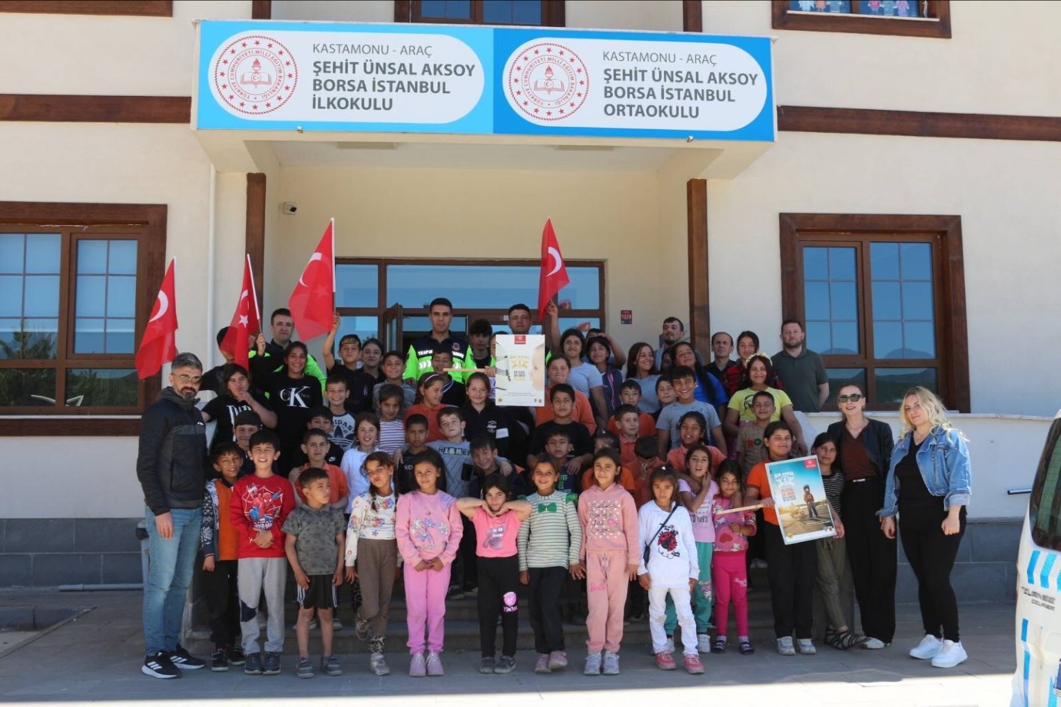 Kastamonu'nun Ilçesinde Öğrencilere Trafik Eğitimi Verildi 2