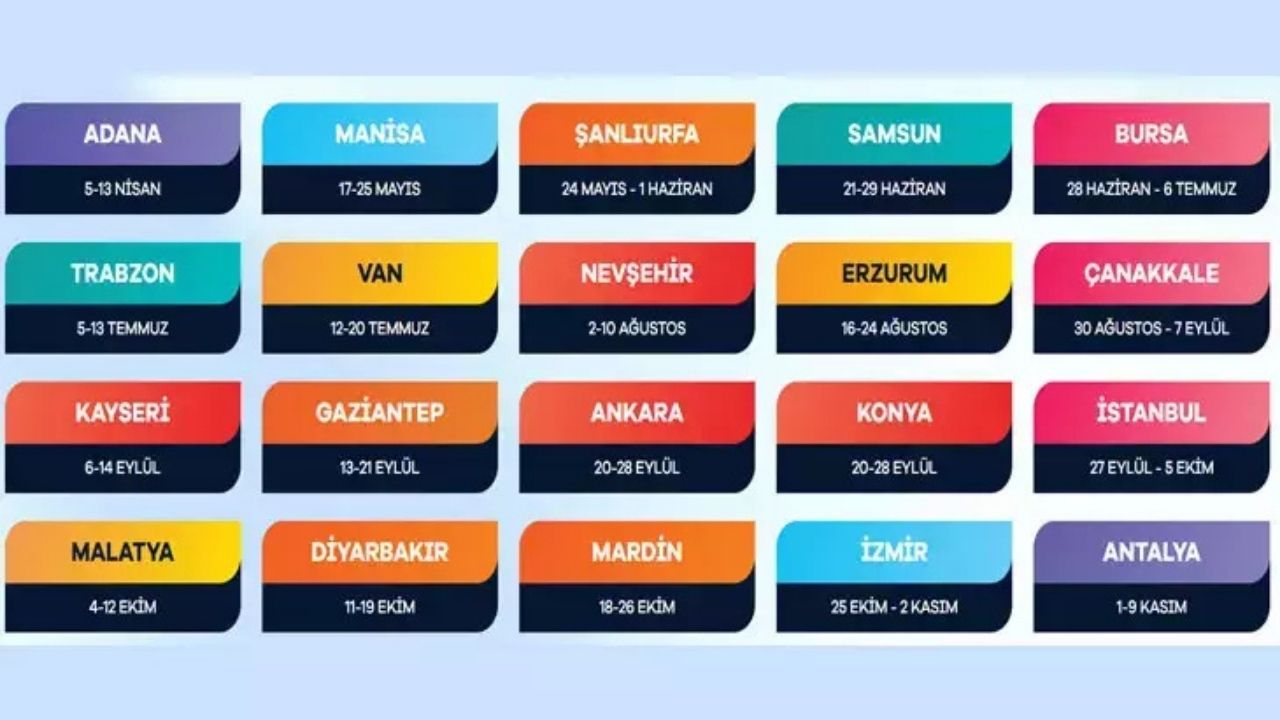 Kültür Yolu Festivali 2025’Te 20 Şehirde Düzenlenecek İşte Detaylar (2)