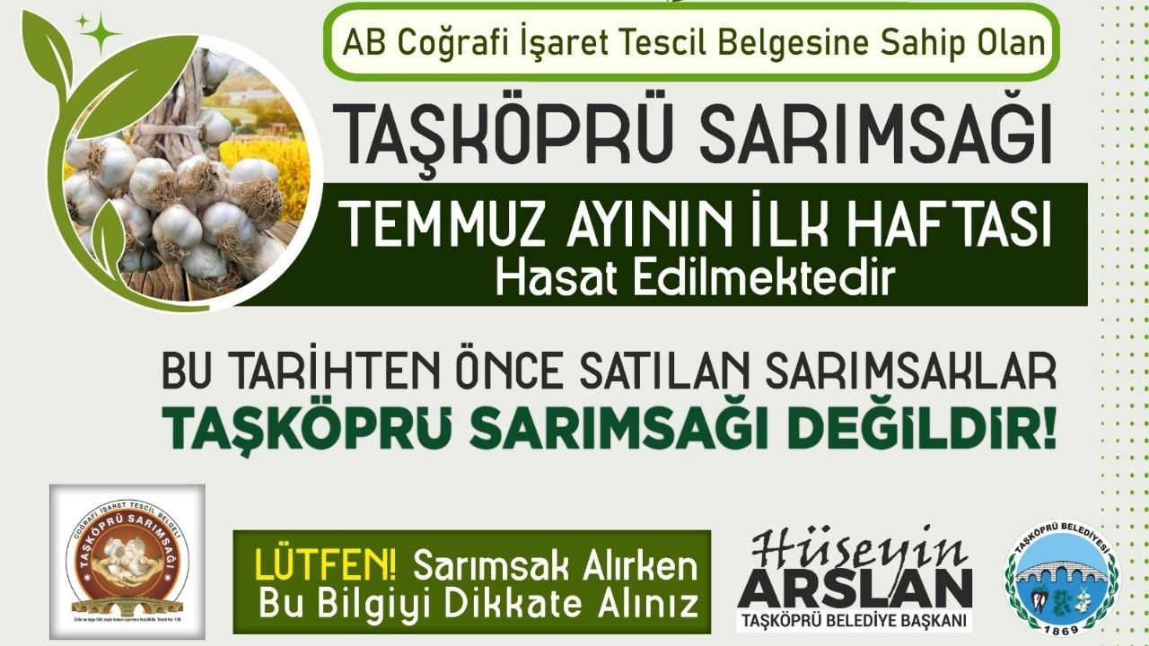 Taşköprü Belediye Başkanı Arslan Uyardı ‘Taşköprü Sarımsağı Değildir’ (2)