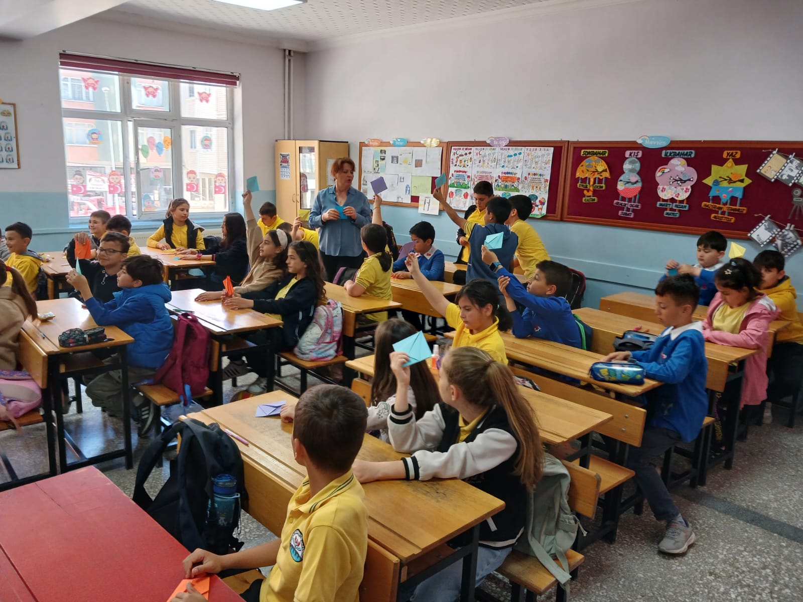 Taşköprü’de Öğrenciler Origama Sanatıyla Turna Kuşları Yaptı 1