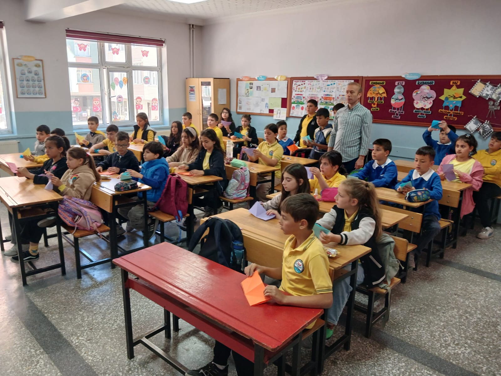 Taşköprü’de Öğrenciler Origama Sanatıyla Turna Kuşları Yaptı 2