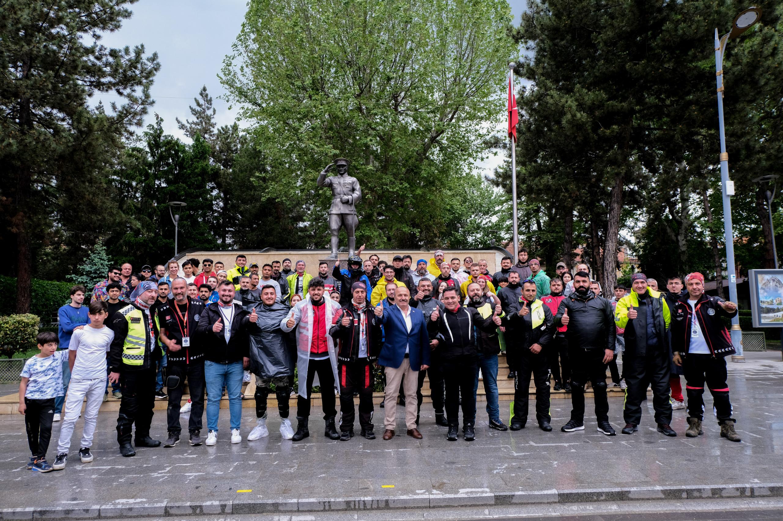 Taşköprü'den Samsun'a Bayrak Yolculuğu Başladı 1