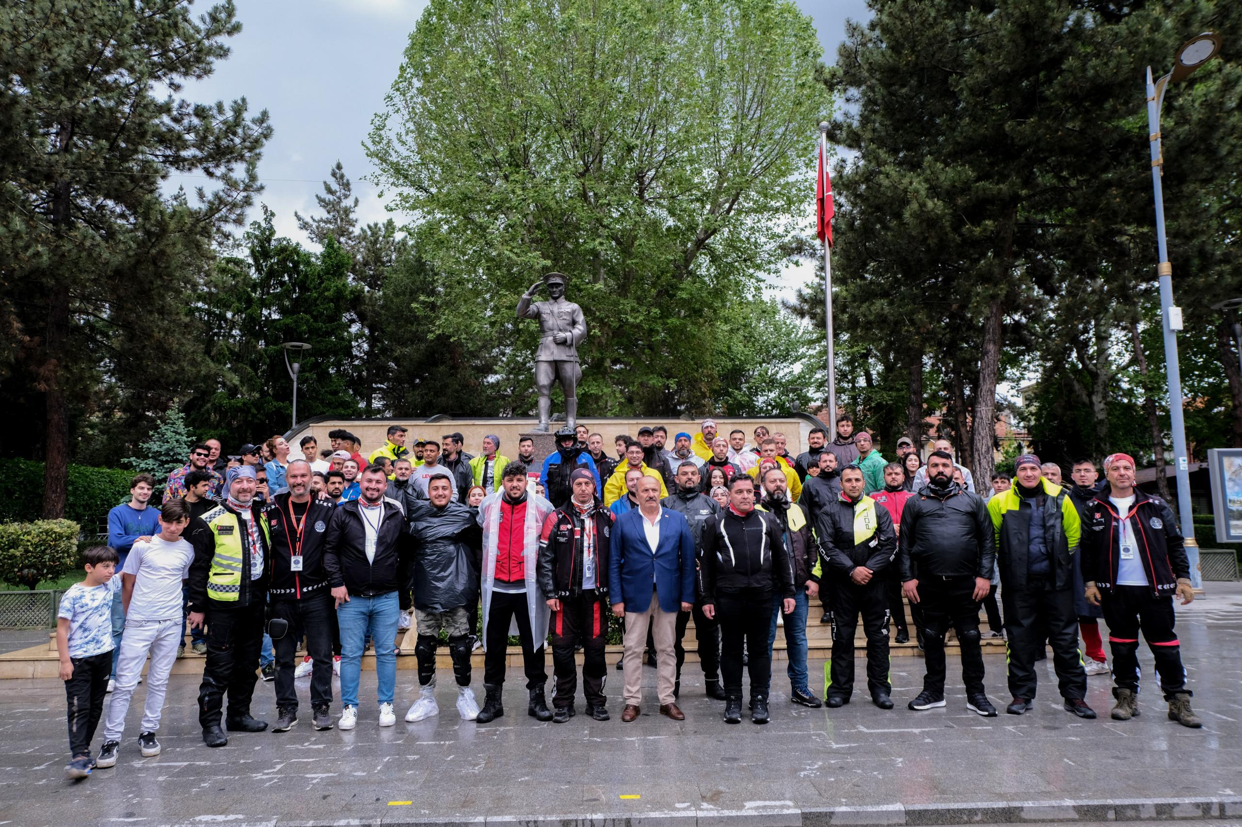 Taşköprü'den Samsun'a Bayrak Yolculuğu Başladı 2
