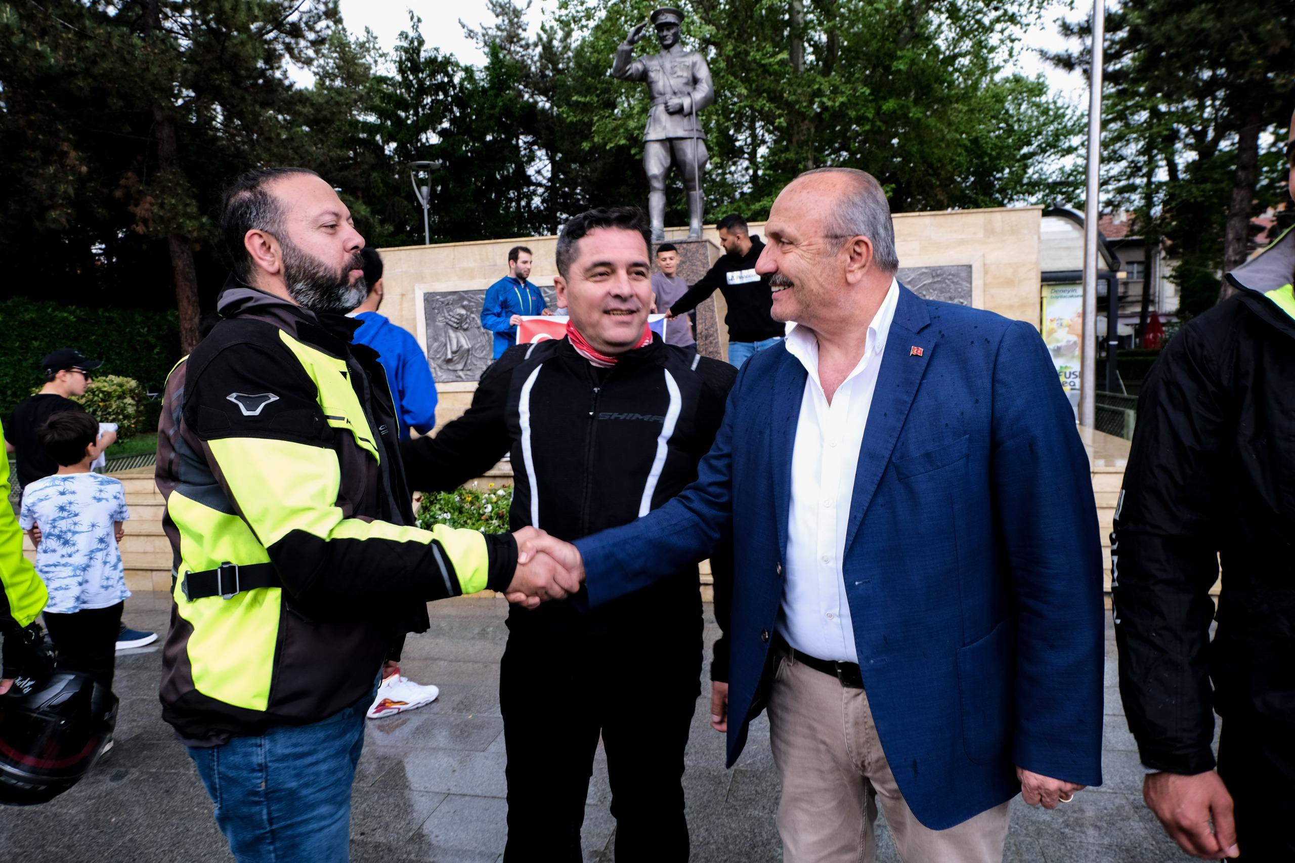 Taşköprü'den Samsun'a Bayrak Yolculuğu Başladı 8