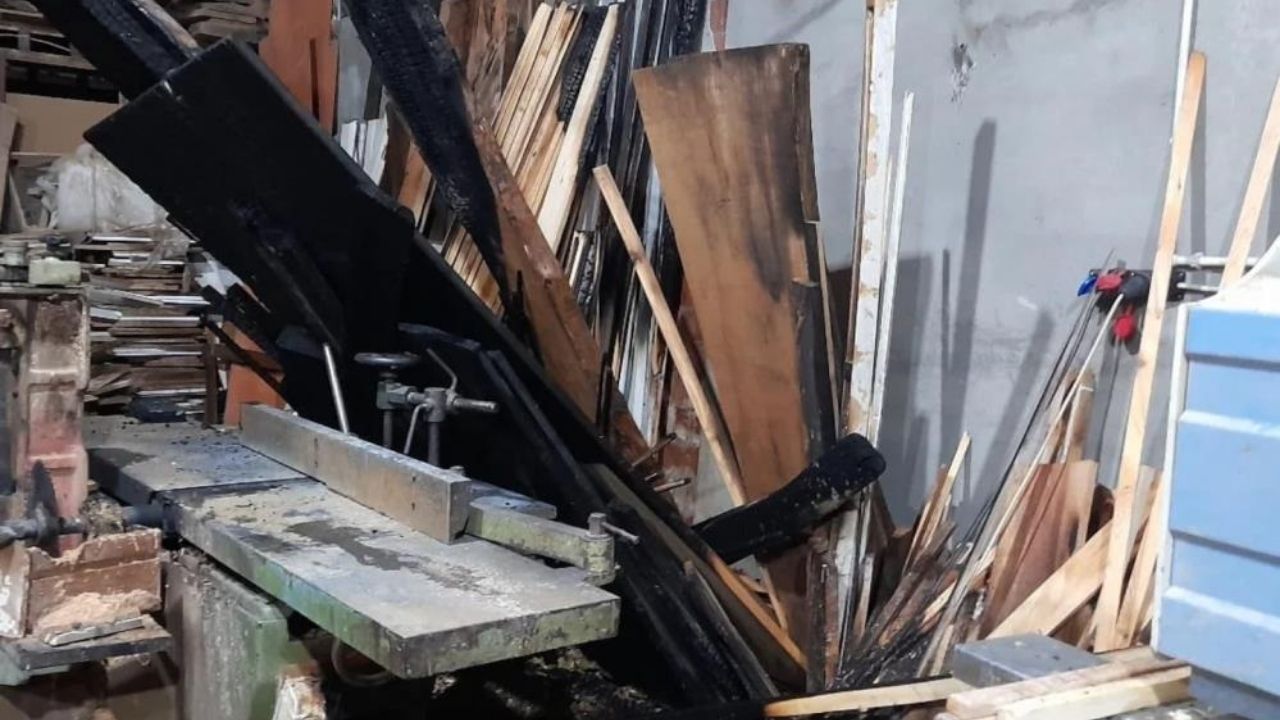 Tokat Sanayi Yangın (1)