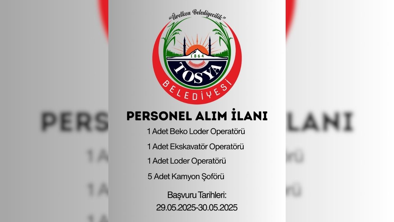 Tosya Belediyesi Personel (2)