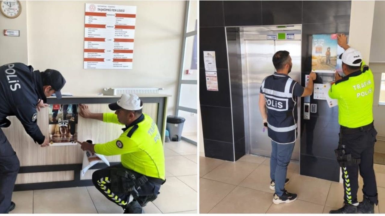 Trafik Haftasında Taşköprü’de Sıkı Denetim 145 Kişiye Gbt Sorgusu (2)