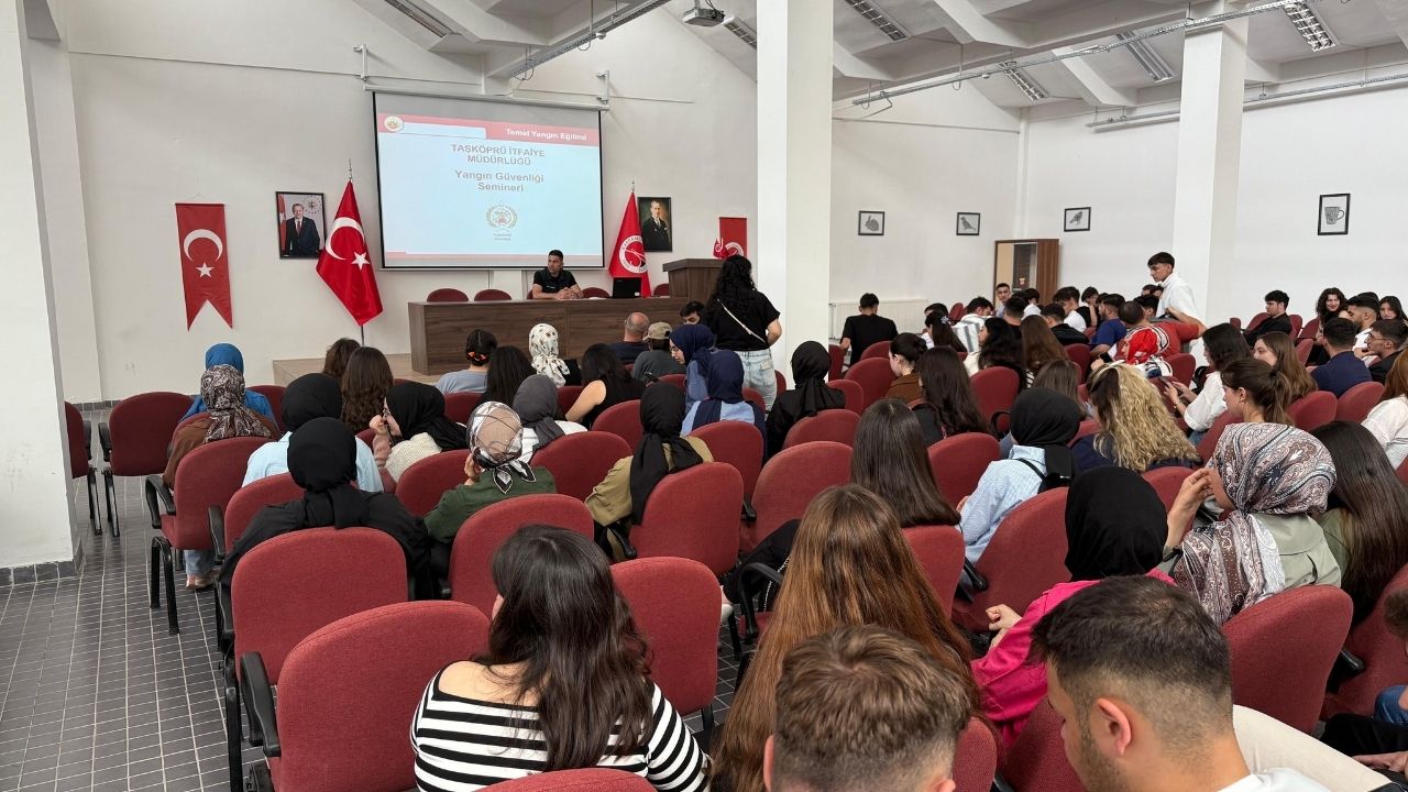 Yangın Tatbikatı Gerçeğini Aratmadı! Taşköprü Myo’da Uygulamalı Eğitim (4)
