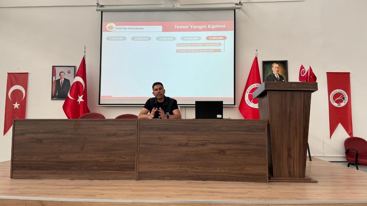 Yangın Tatbikatı Gerçeğini Aratmadı! Taşköprü Myo’da Uygulamalı Eğitim (5)