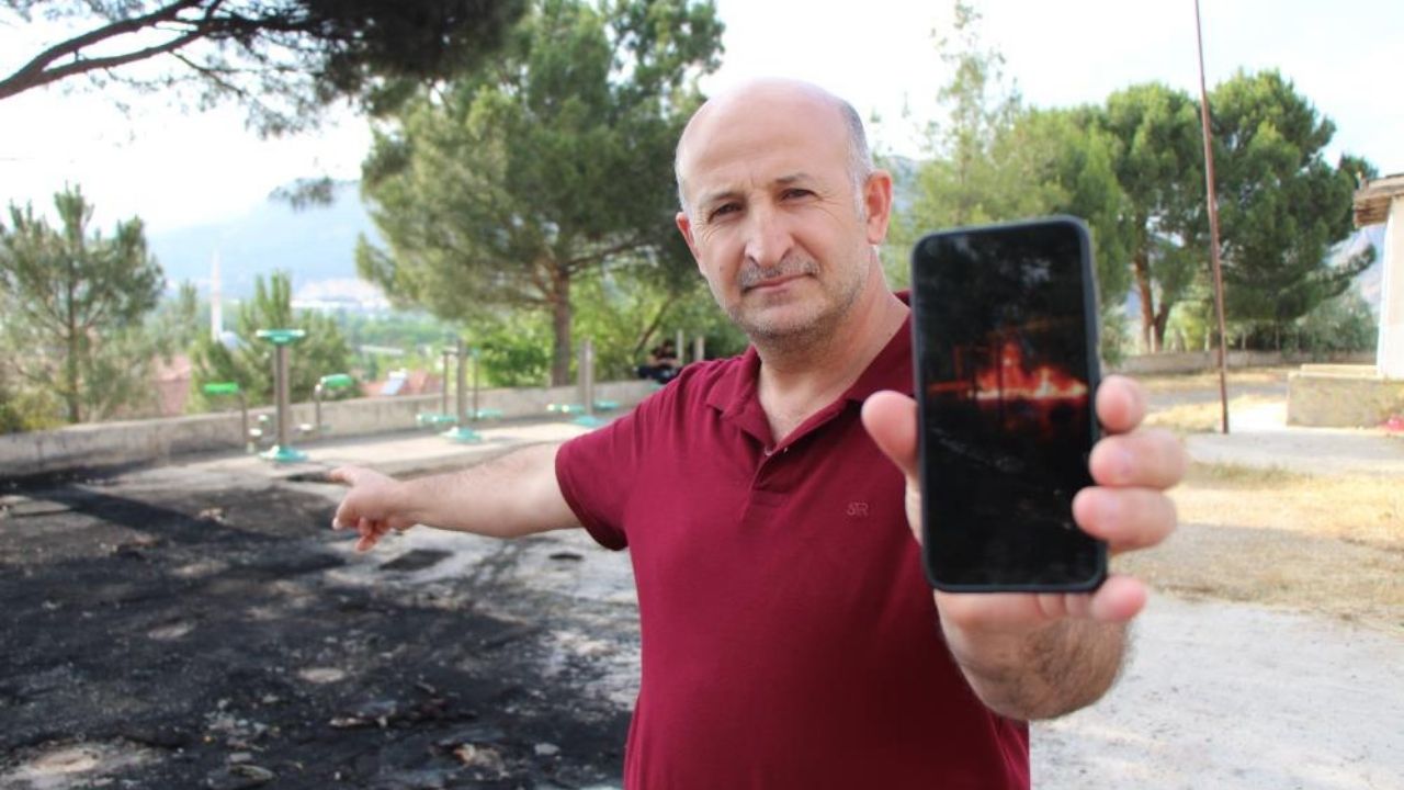 Çocuk Parkı Yanarak Küle Döndü 4 Kişi Gözaltına Alındı (3)