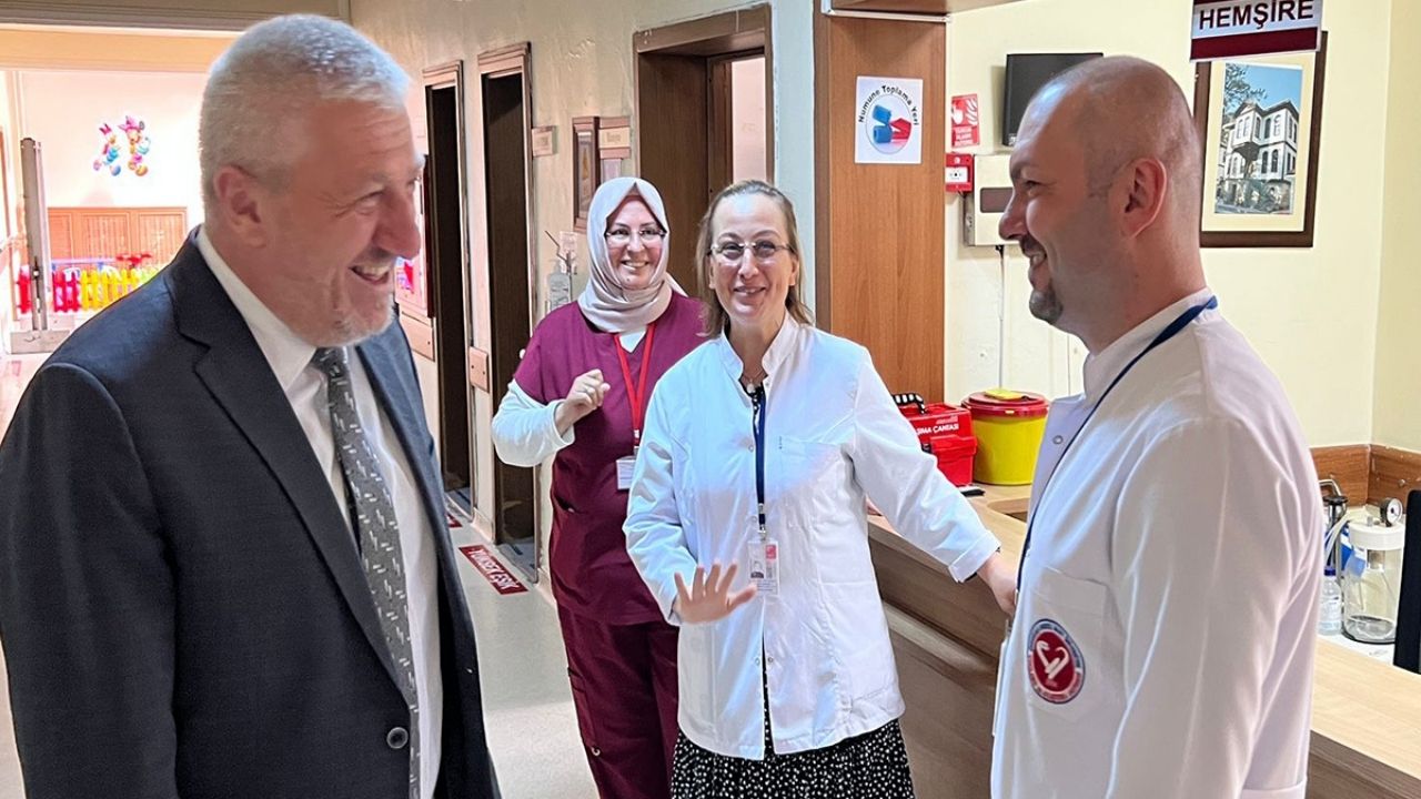 İl Sağlık Müdürü Dr. Yavuzyılmaz’dan Fizik Tedavi Hastanesine Değerlendirme Ziyareti (3)