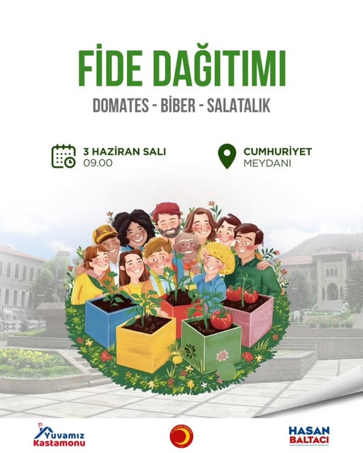 Kastamonu Belediyesi’nden Ücretsiz Fide Desteği 1