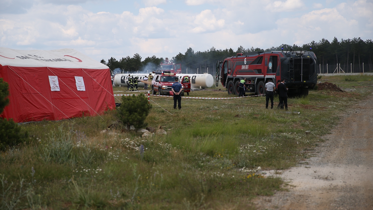 Kastamonu Havalimanı Tatbikat (12)