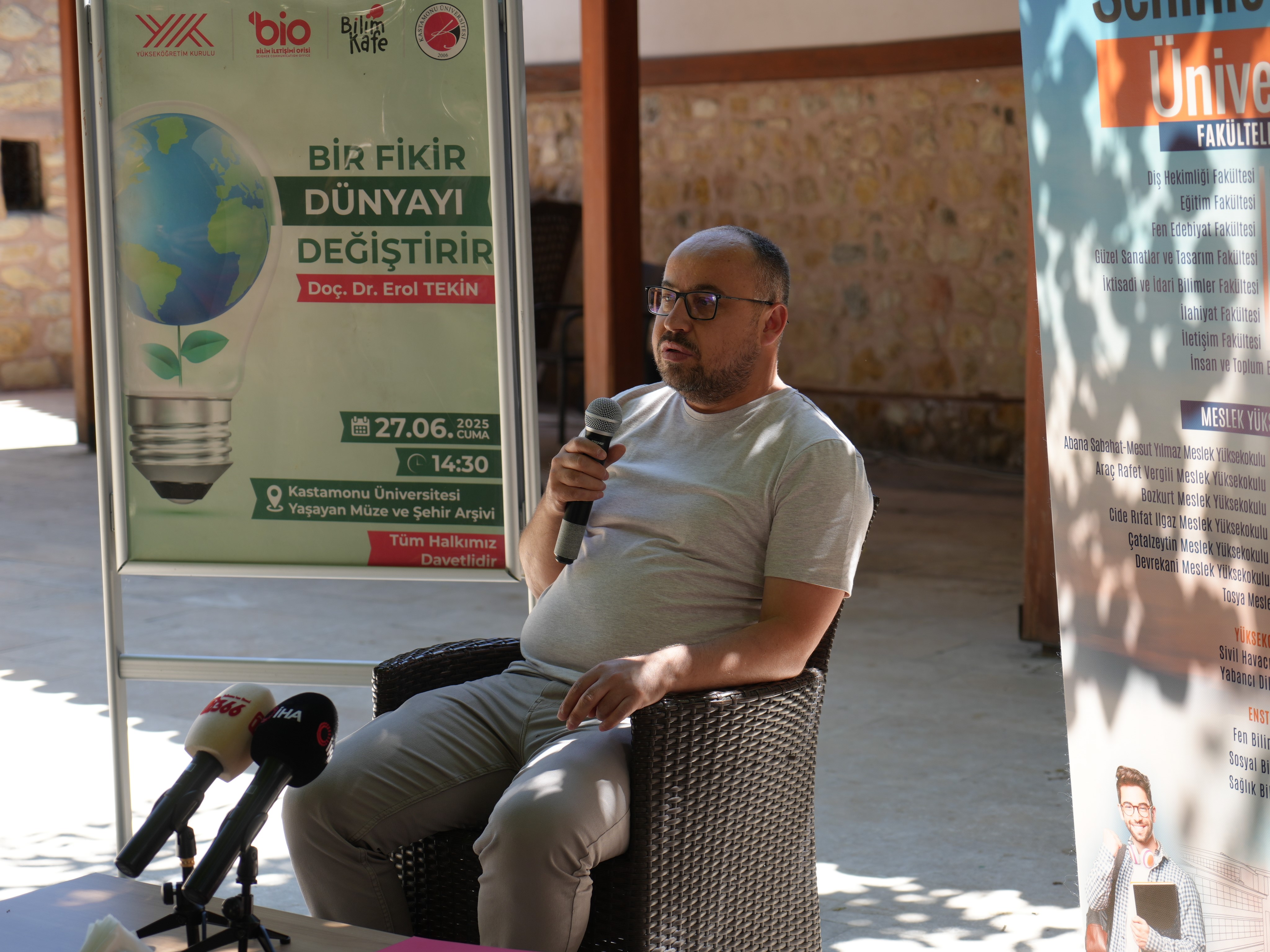 Kastamonu Üniversitesi'nde Etkinlik Başladı Bilim Kafe Ev Sahipliği Yaptı