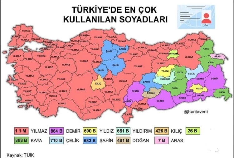 Kastamonu'da En Çok Kullanılan Soyisim Belli Oldu 2
