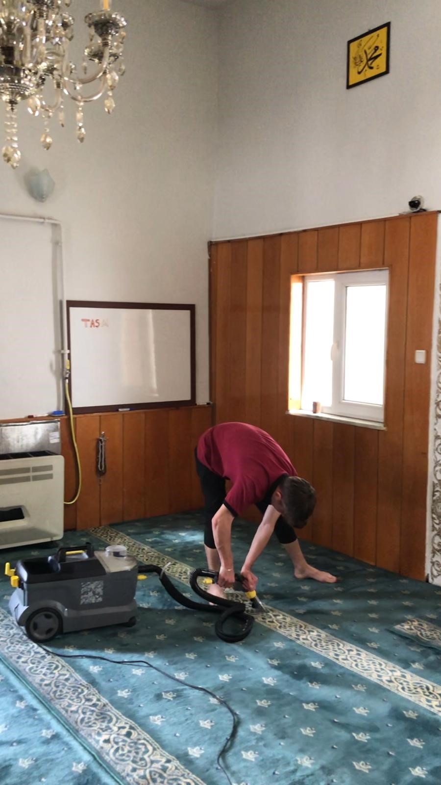 Kastamonu'da Mescidi Bayrama Hazırladılar, Ahşap Oyma Ile Yenilediler! 1
