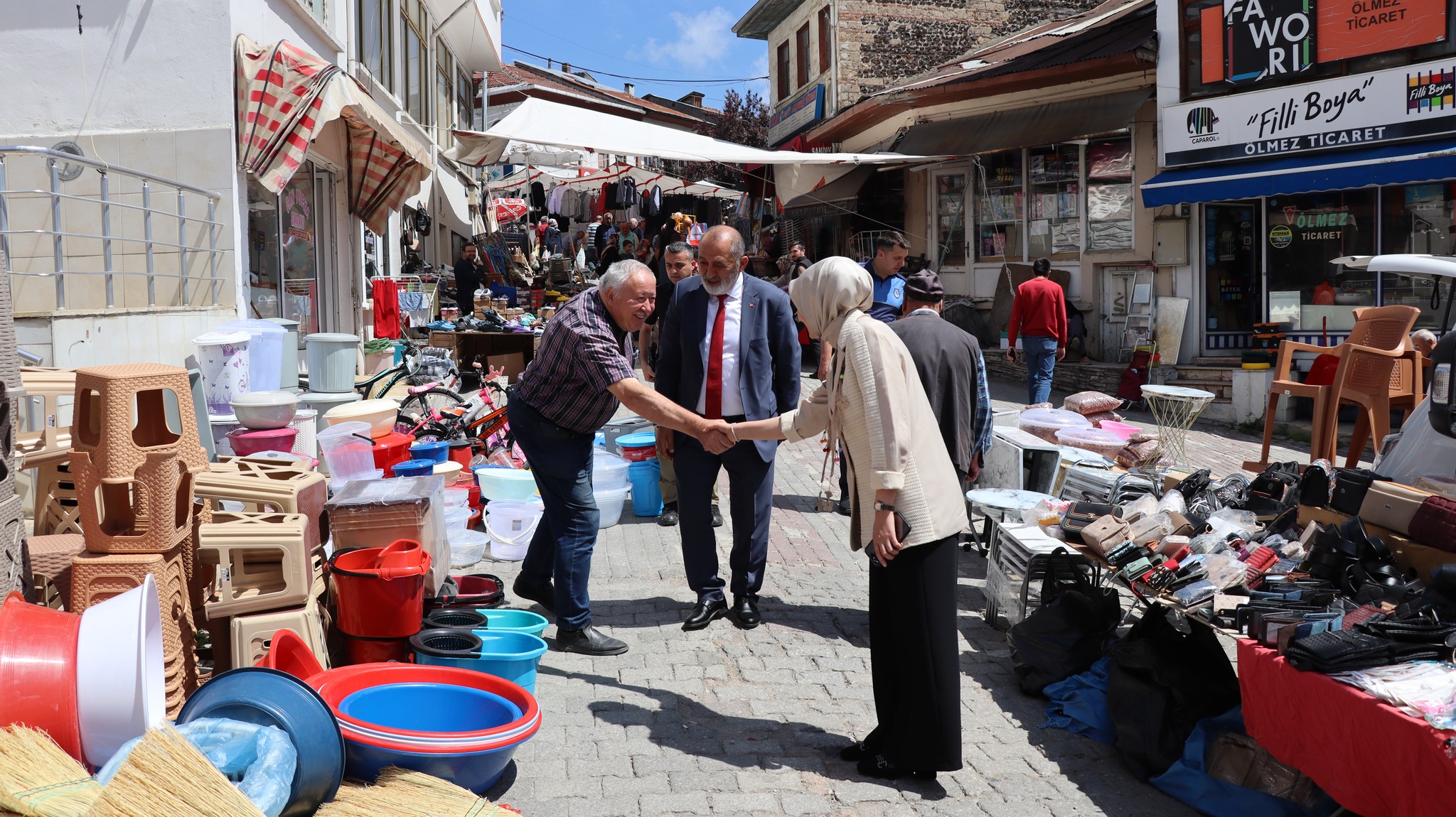 Kastamonu'nun İlçesinde Kaymakam Zübeyde Aslan'dan Esnafa Ziyaret 4