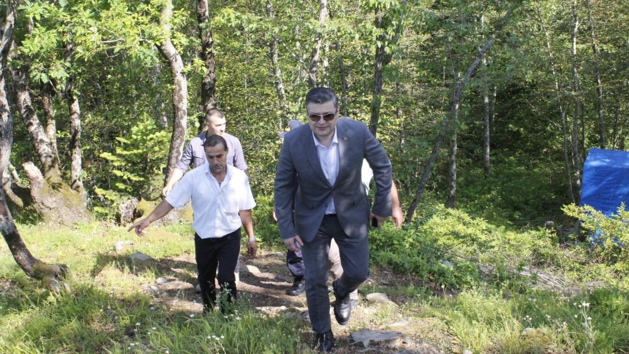 Kaymakam Uçar, Kastamonu’nun Saklı Cenneti Mavi Teras’ı İnceledi (5)