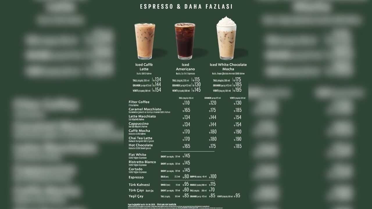 Starbucks Kahve Fiyatlarına Yüksek Zam Yaptı En Uygun Kahve Ne Kadar Oldu (2)