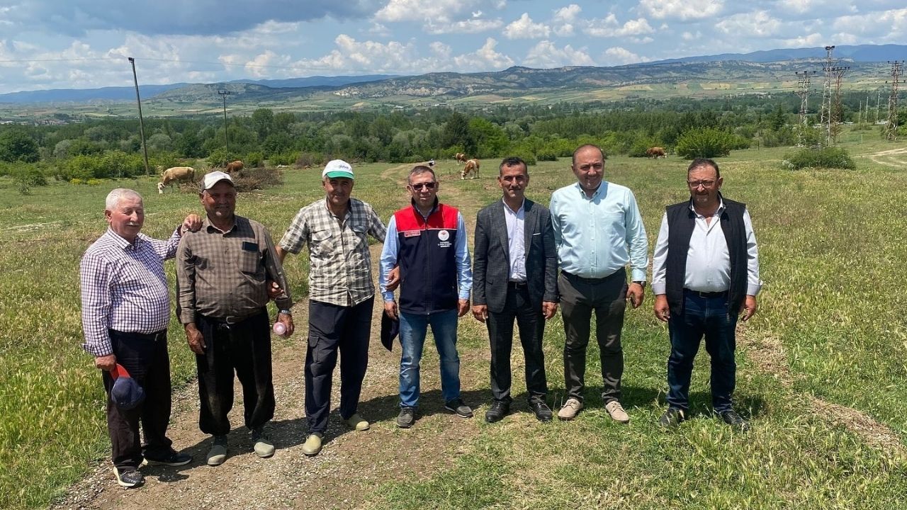 Taşköprü’de Meralar İncelendi Üretici Umudu Artıyor (5)