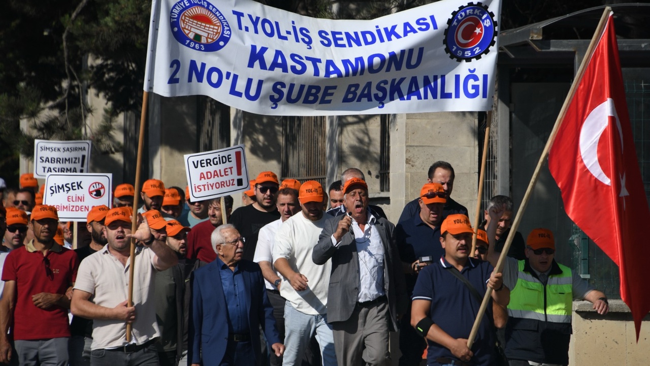 Yol Iş Sendikası Grev (1)