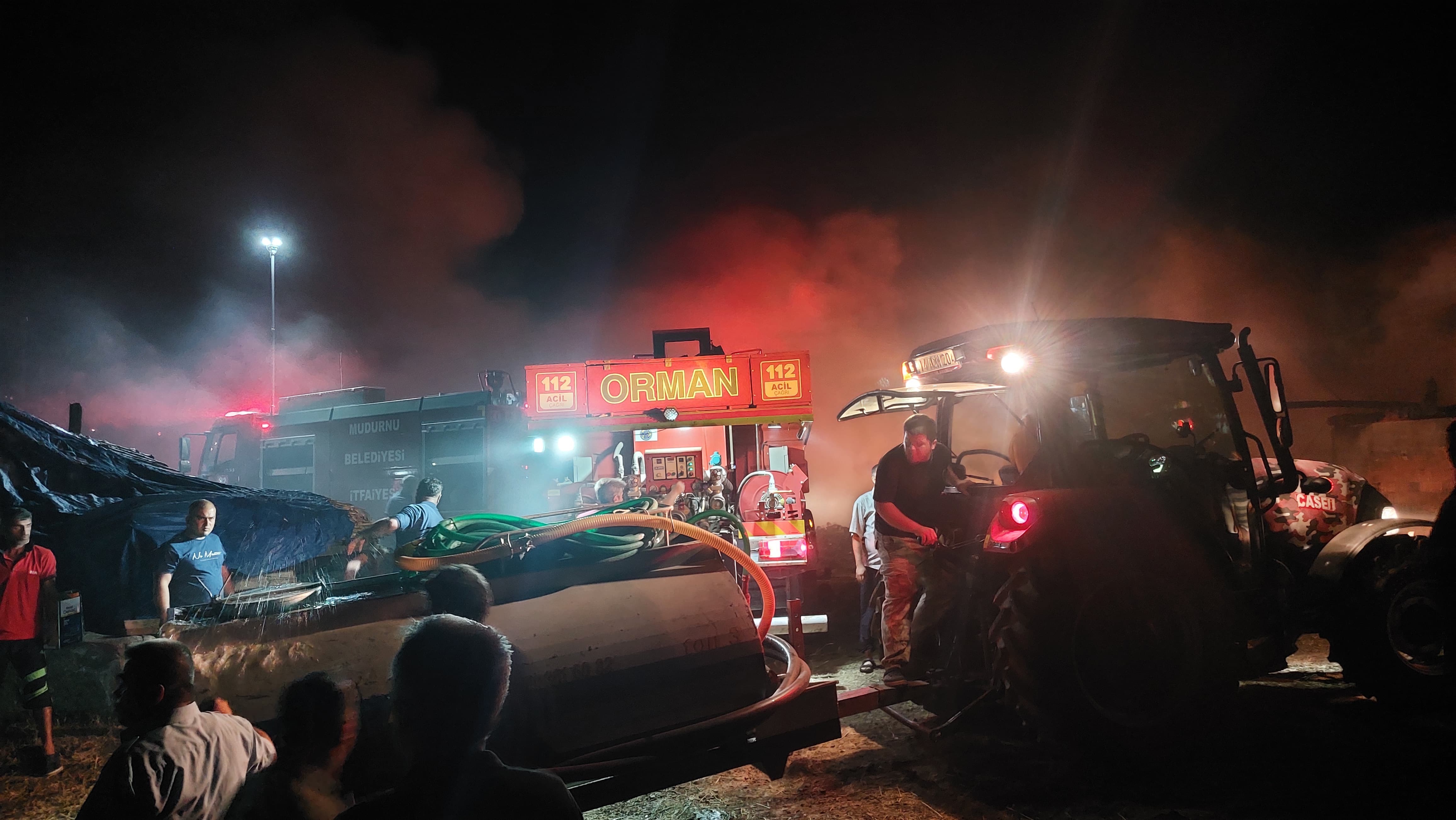 Alevli Gece Feci Yangında 12 Yapı Kül Oldu! 1