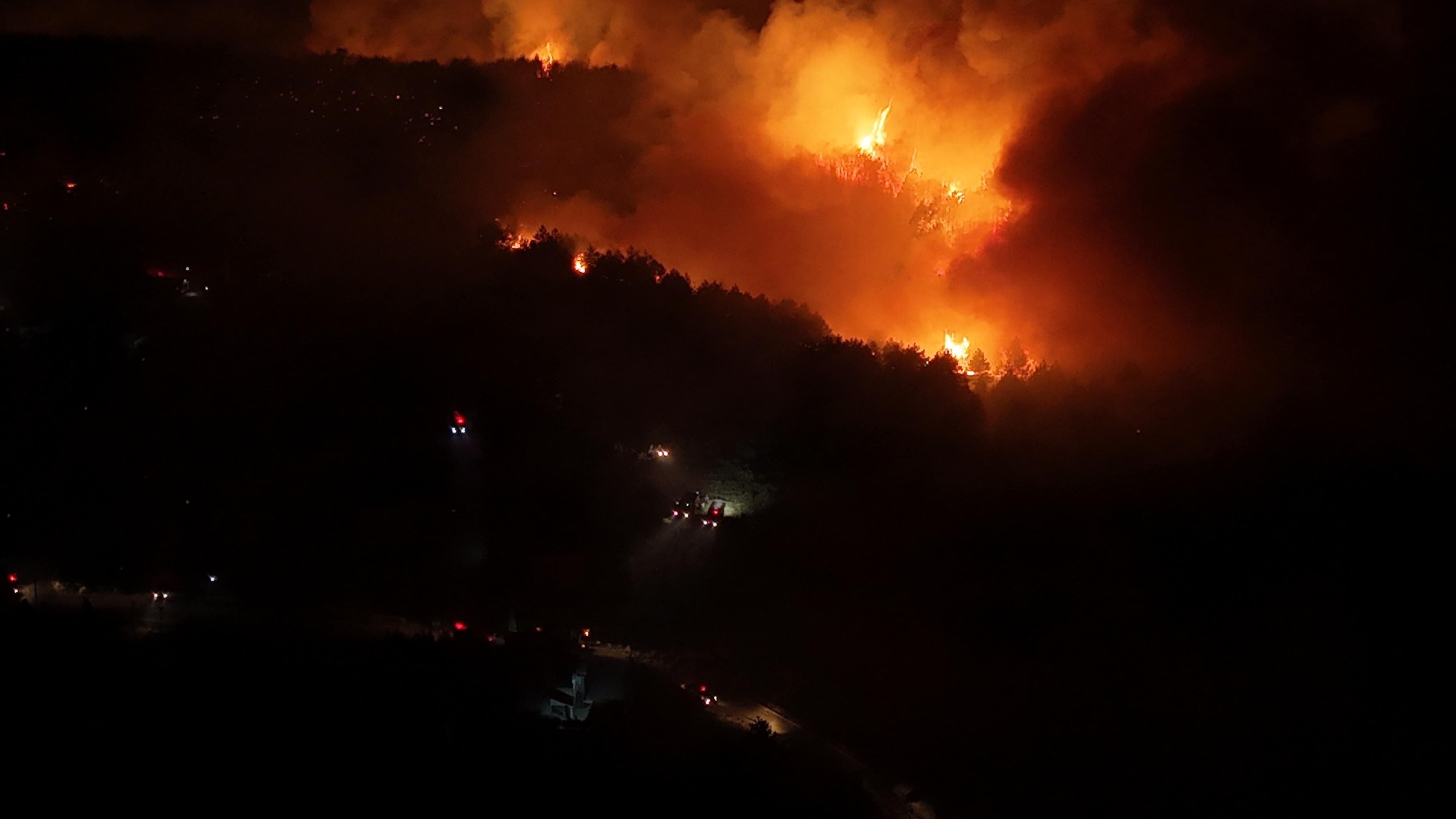 Feci Orman Yangınına 116 Araçla Müdahale Ediliyor! 2