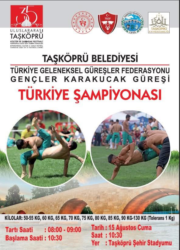 Karakucak Gençler Türkiye Şampiyonası Taşköprü’de Yapılacak 12