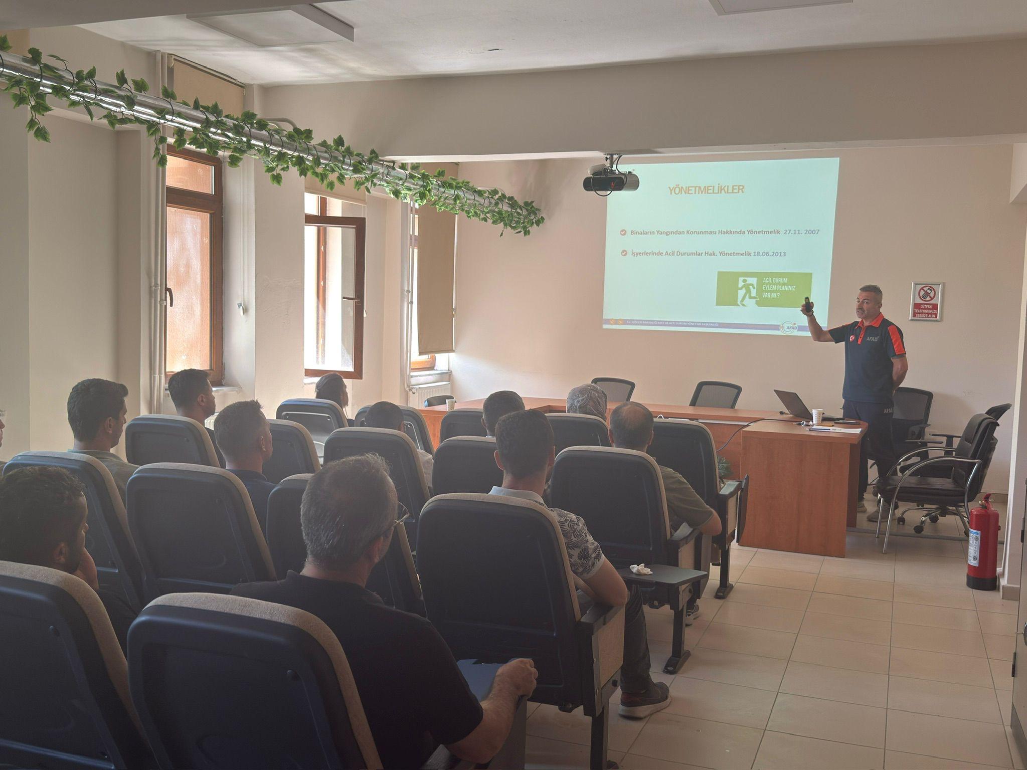 Kastamonu Afad'dan Tei̇aş Personeline Önemli Eğitim!