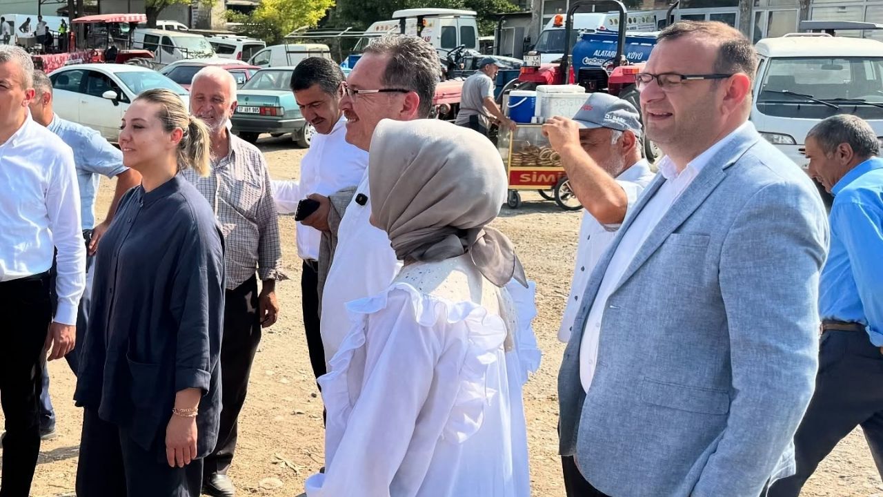 Kastamonu Protokolü Alatarla Sarımsak Pazarı’nda Üreticilerle Buluştu (3)