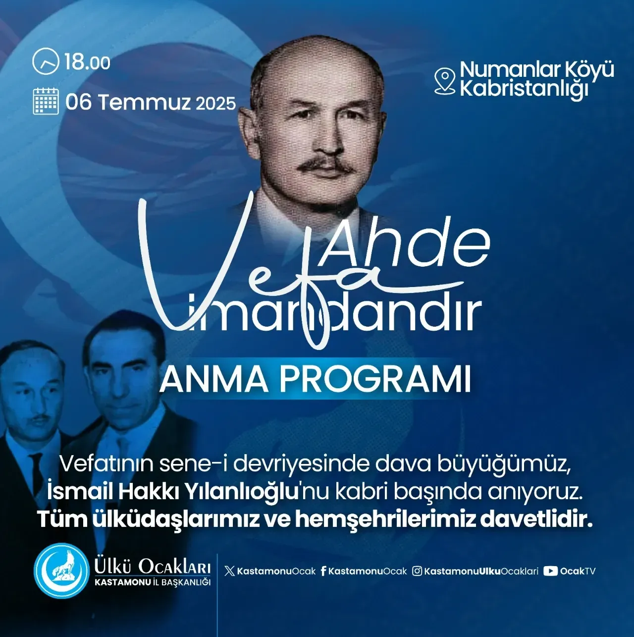 Kastamonu Ülkü Ocakları, Yılanlıoğlu’nu Kabri Başında Anacak (1)-1