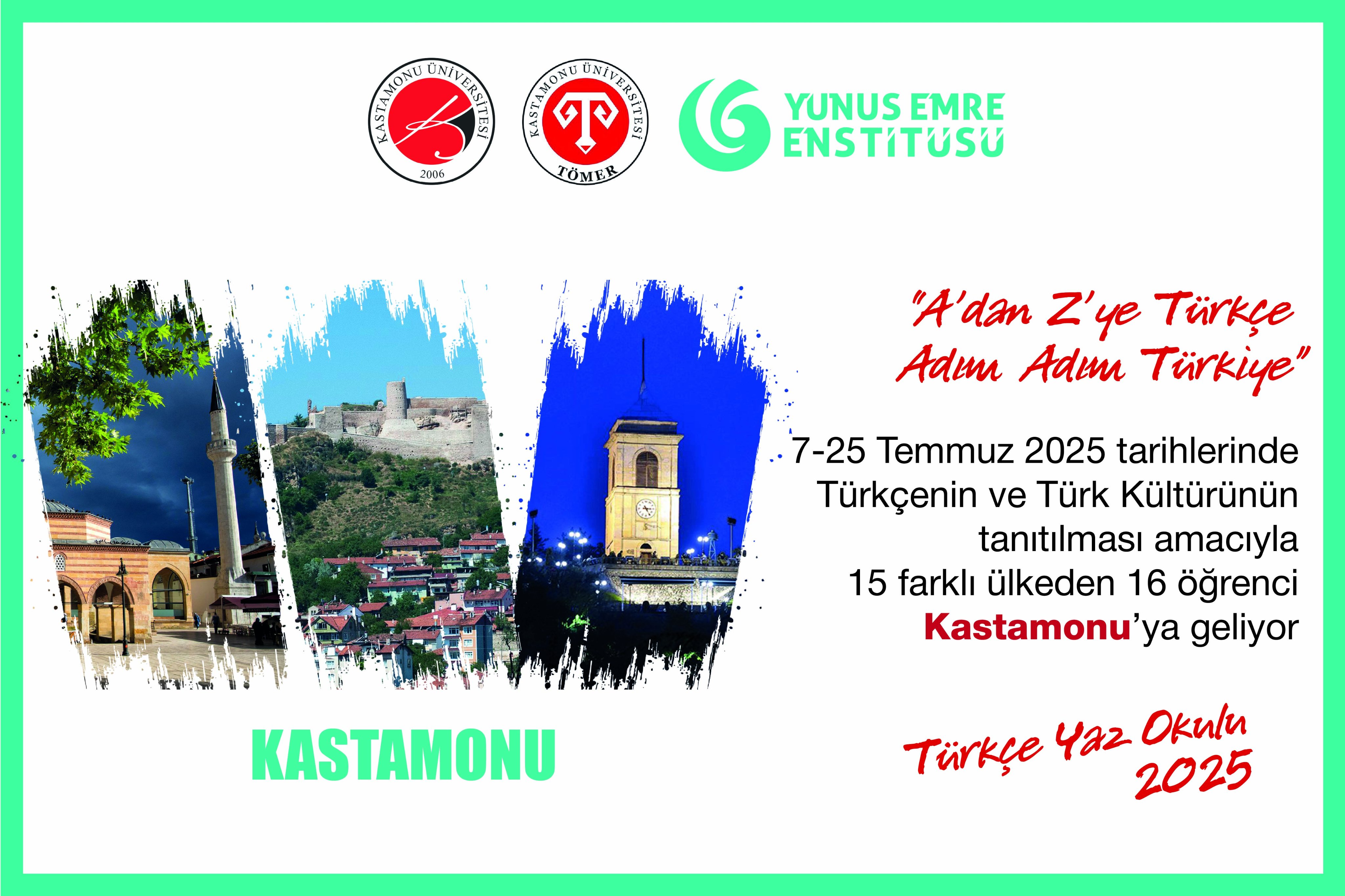 Kastamonu'da 15 Ülkeden Gençler Türkçe Öğrenmek Için Buluşacak! 12