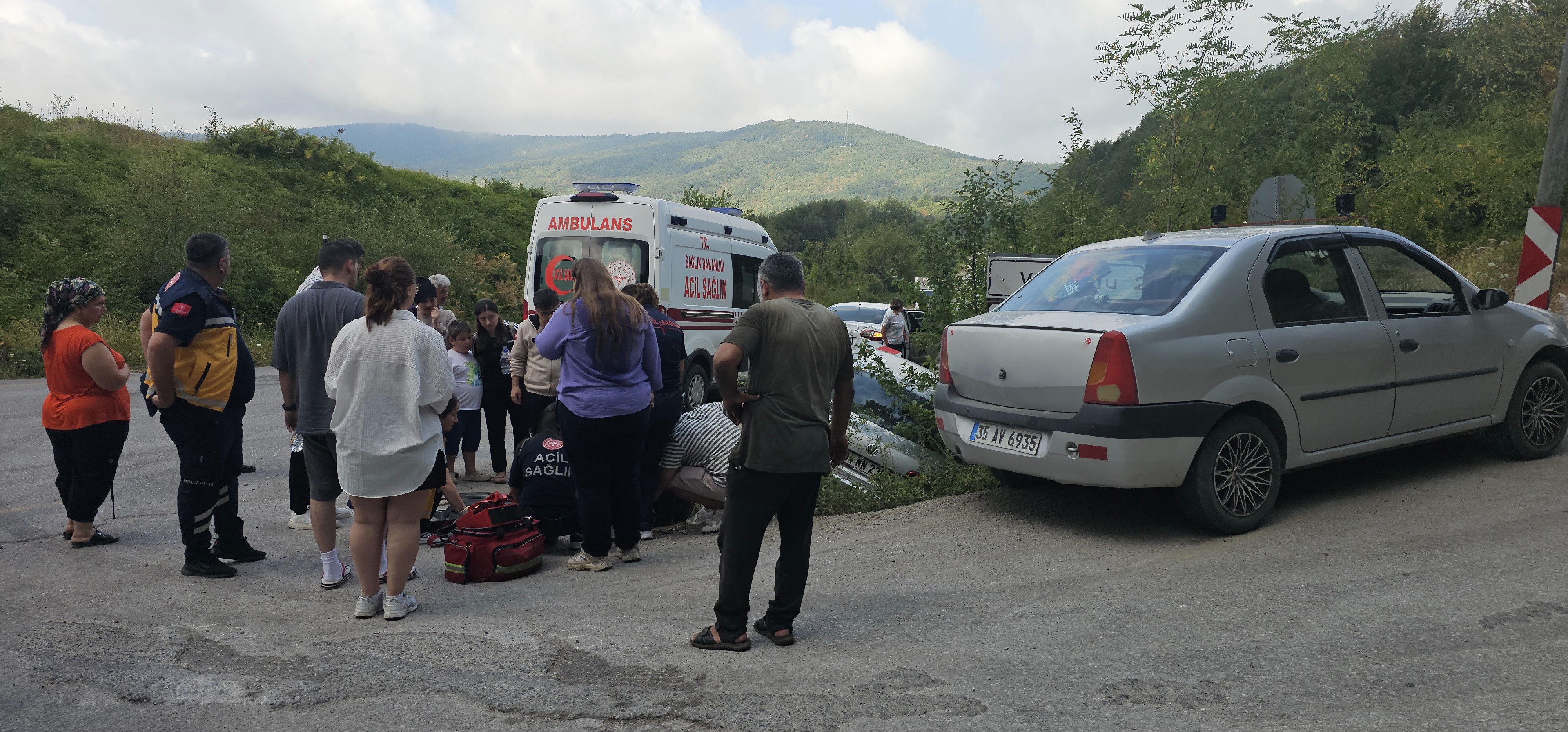 Kastamonu'da Iki Araç Çarpıştı 2 Yaralı Var! 1