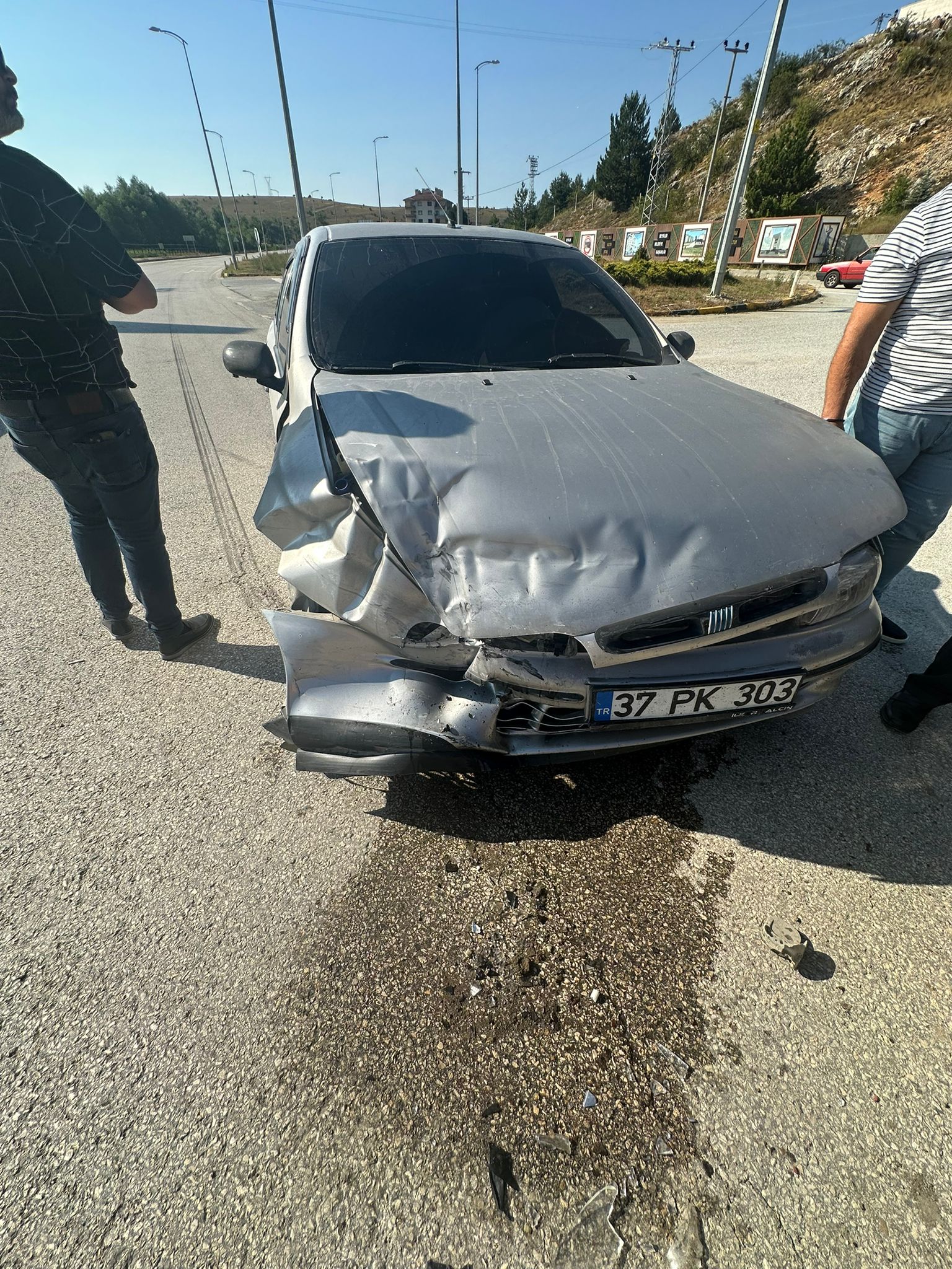 Kastamonu'da Iki Araç Çarpıştı Maddi Hasar Meydana Geldi 14