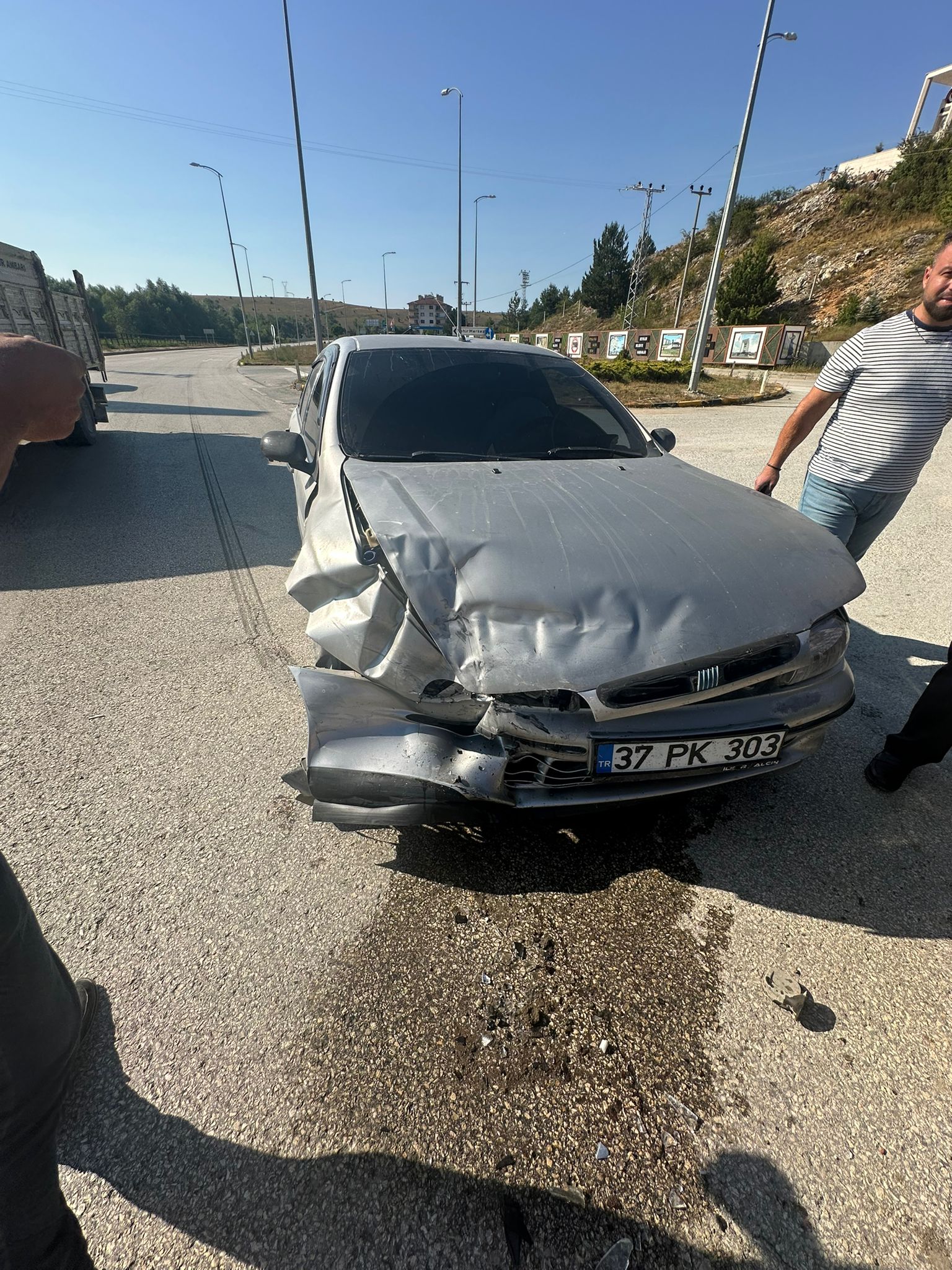 Kastamonu'da Iki Araç Çarpıştı Maddi Hasar Meydana Geldi 4