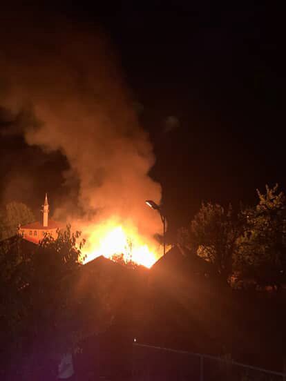 Kastamonu'da Ilçesinde Feci Yangın Samanlık Küle Döndü! 1