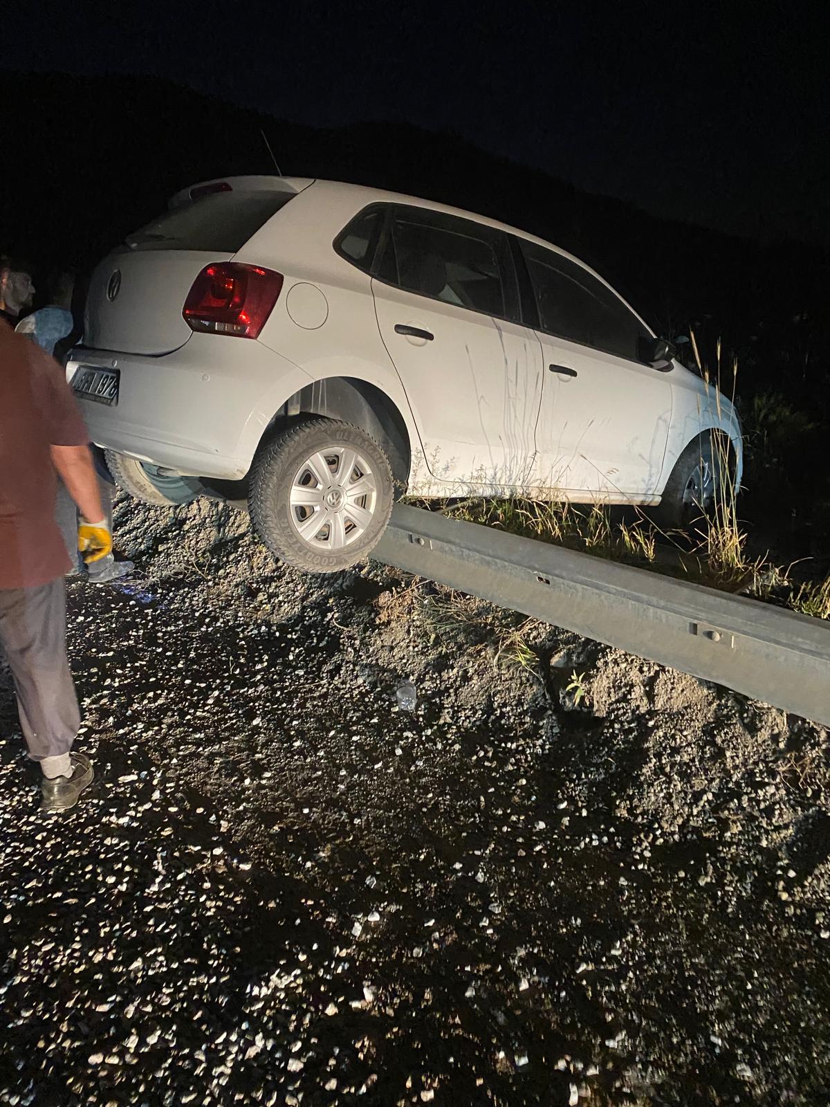 Kastamonu'da Korkutan Mıcır Kazası!