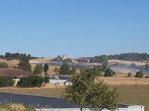 Kastamonu'da Korkutan Tarla Yangını! 1