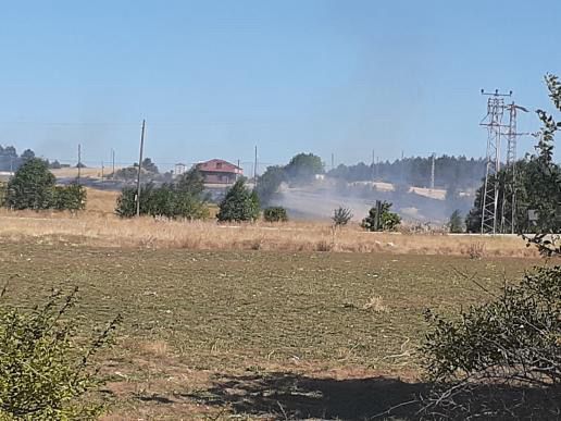 Kastamonu'da Korkutan Tarla Yangını! 2