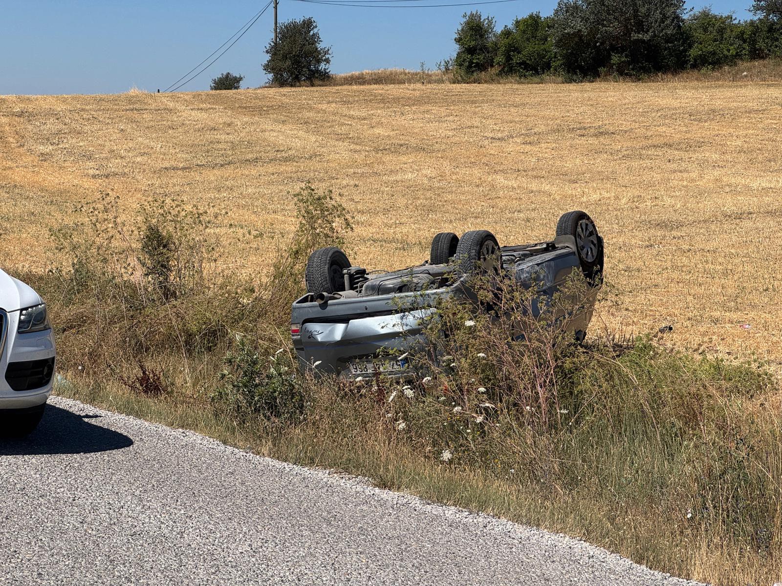 Kastamonu'da Takla Atan Otomobilde 3 Yaralı Var!