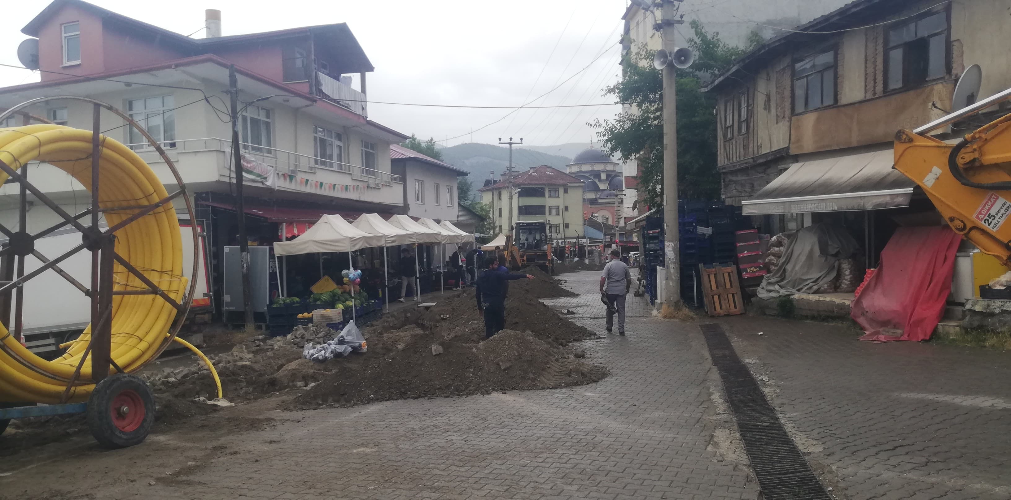 Kastamonu'nun Ilçesinde Doğal Gaz Çalışmaları Sürüyor