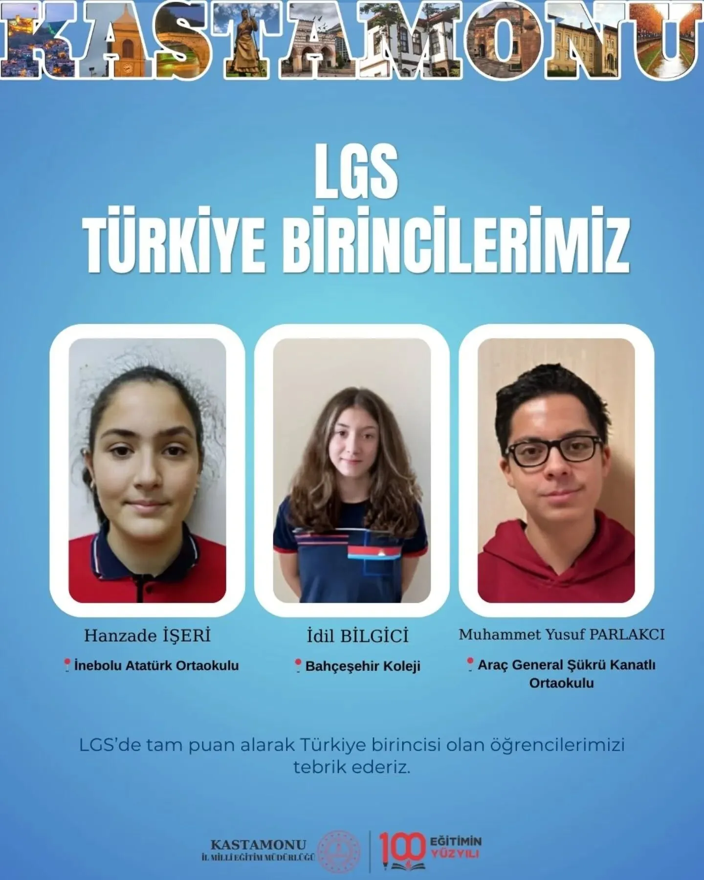 Kastamonunun Lgs 2025 Gururu Turkiye Birincileri Belli Oldu 2