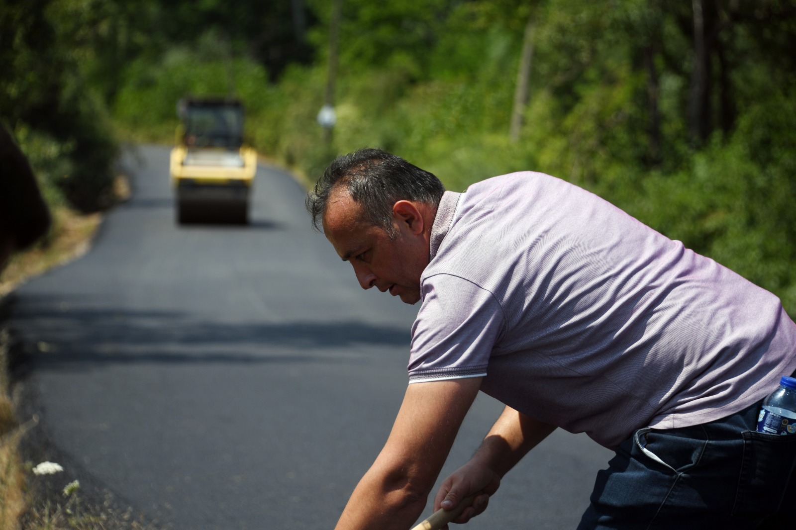 Kışın Karla, Yazın Asfaltla Uğraşıyorlar Kastamonu'nun Yollarında Zorlu Mesai!