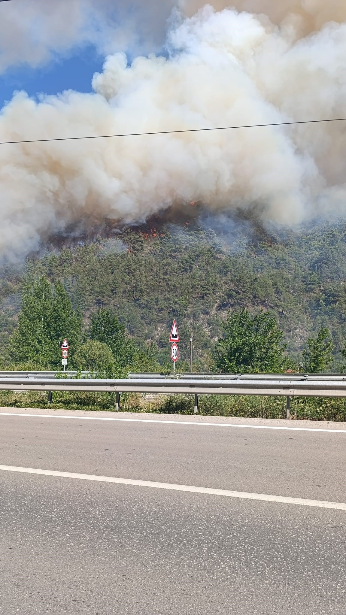 Komşu Ilde Feci Orman Yangını!