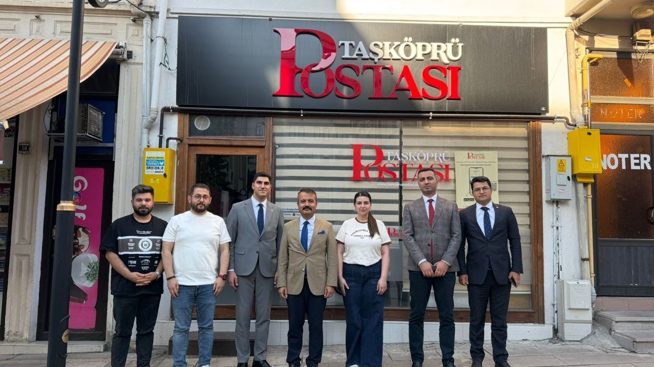 Mülkiye Başmüfettişi Ve Kaymakam Adaylarından Taşköprü Postası’na Önemli Ziyaret (1)