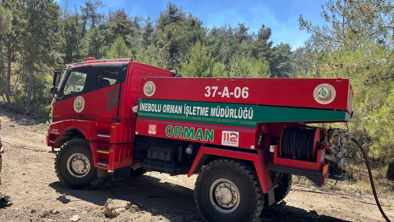 Sakarya'daki Feci Yangına Kastamonu'dan Müdahale! 1