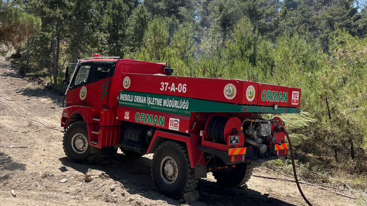 Sakarya'daki Feci Yangına Kastamonu'dan Müdahale! 2